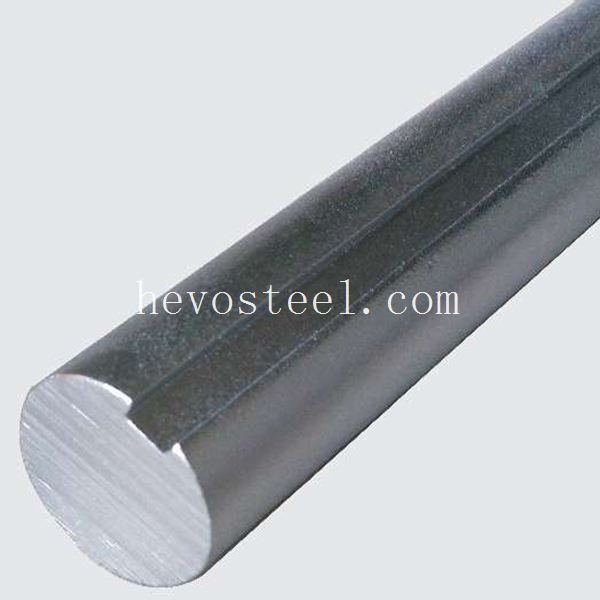 Eixo sólido com rasgo de chaveta para sistemas de portas comerciais da HEVO STEEL